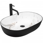 Накладной умывальник Rea Cleo Black/Aiax Matt